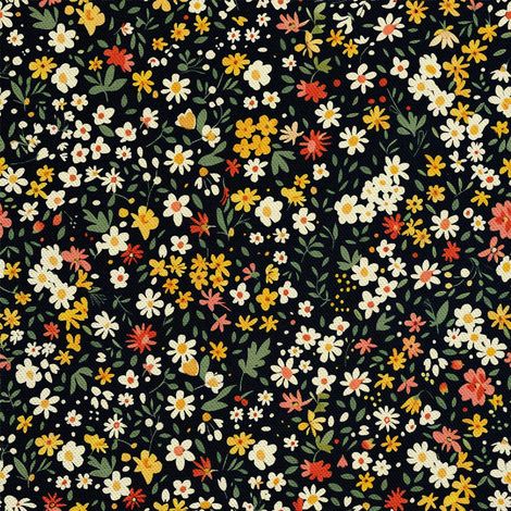 Tissu décoratif d'extérieur Oxford - Motif floral I DX5212 (1/5)