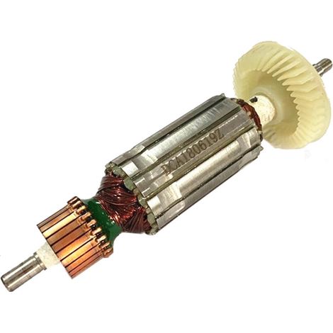 Anker / Rotor / Motor Ersatzteil / Läufer / Kollektor / Polpaket mit Lüfter für Bosch Winkelschleifer GWS 14-125CI 3 601 H24 030 3 601 H24 090 (1/3)