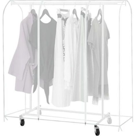 180 x 50 x 150 cm Housse de protection translucide anti-poussière pour porte-vêtements : housse de protection PEVA plus épaisse pour porte-vêtements, housse de protection (1/4)