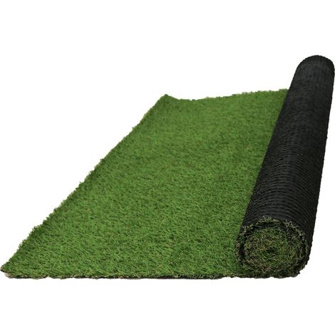 Oypla 17mm Artificial Grass Mat 4m x 1m Greengrocers Fake Turf Astro Lawn (1/5)