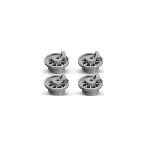 Lot de 4 Roulettes de Lave-vaisselle pour Panier Inférieur, roulettes panier lave-vaisselle，Roues de Lave-vaisselle pour Siemens, Bosch 165314 (1/4)