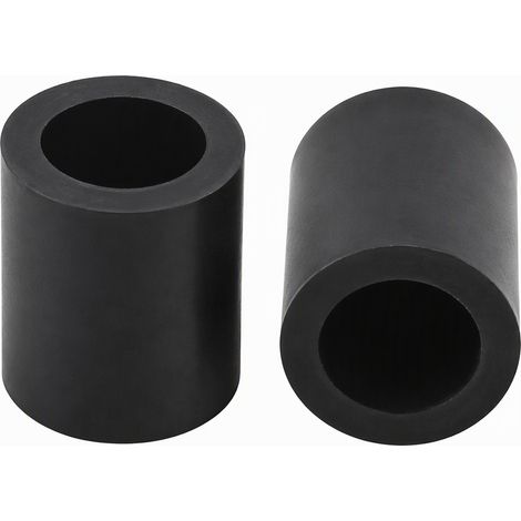 Capuchon de protection en silicone souple noir, capuchon de tube diamètre intérieur 3 mm haute précision résistant à la chaleur pour tige fine (1/4)