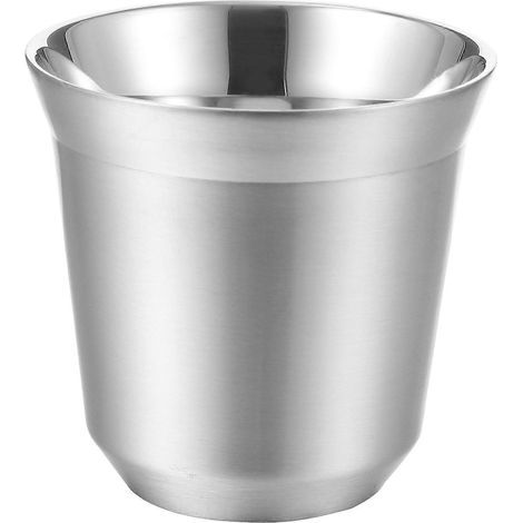 Mug isotherme en acier inoxydable (1 pièce) pour bébé-6x6x6cm-Silver (1/4)