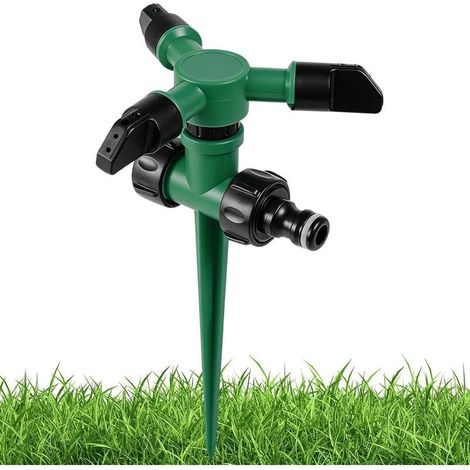 Arroseur rotatif réglable 360° pour jardin – Couverture étendue, idéal irrigation, fête & saison estivale – 1 unité (1/5)