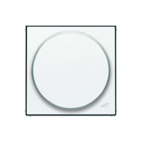 Tapa con botón regulador giratorio Serie Sky de Niessen  Blanco (1/2)
