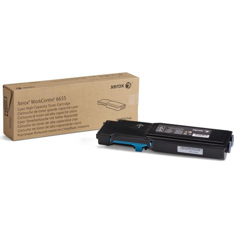 Xerox Cartouche De Toner Cyan Workcentre 6655 Grande Capacité (7 000 Pages) - 7000 pages - Cyan - 1 pièce(s) (106R02744)