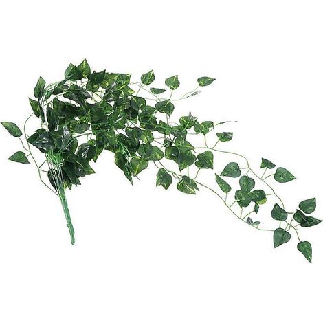 Branches de plantes vertes artificielles, idéales pour la décoration intérieure, extérieure et de balcon, améliorant l'intimité, lot de 2. (1/5)