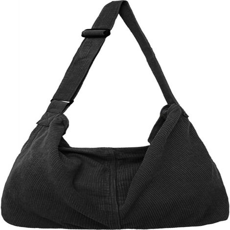 Bolsa De Compras - Tela De Gamuza Suave Y Resistente - Diseño Trapezoidal Grande 36 X 20 X 36 Cm - Para Trabajo Escuela Viajes Gimnasio - 1 Unidad (1/5)
