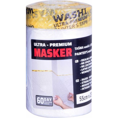 Masker Washi avec feuille de peinture (55 cm x 23 m) (12) (1/3)
