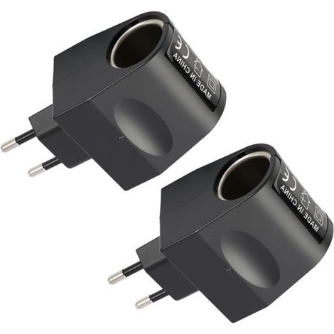 220V auf 12V Spannungswandler (2 Stück), Zigarettenanzünderadapter für GPS, Mini-Kühlbox, Kamera, Kompakt-Kfz-Netzteil (1/5)