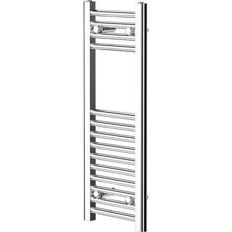 Wholesale Domestic Pizarro Chrome 800mm x 300mm Straight Heated Towel Rail
