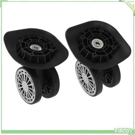 Roue pour valise - V GEBY - Modèle A60 - Lot de 2 - Installation facile - Résistante à l'usure (1/4)