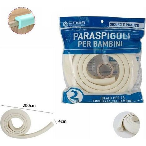 Protection Des Bords De Table Pour Enfants Nouveau-nés 2m Blanc 69633