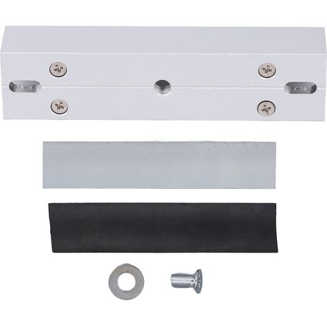 U-förmige Halterung aus Aluminiumlegierung für Magnetverschluss, Tragkraft 180 kg (350 lbs) – Rahmenlose Glastür – Einfache Montage – AquaForge (1/5)