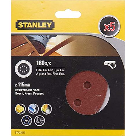 Disco Stanley Carta Abrasiva Levigatrici Sta32017 180 Gr