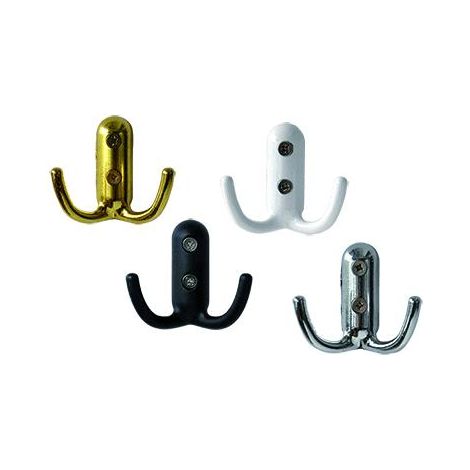 Koncreto Appendiabiti Appendiabito 2 Ganci Pz 1 Bianco In Blister.