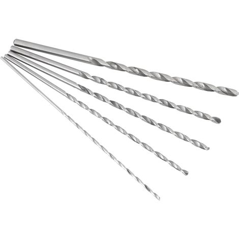 5Pcs Outil de Foret Hélicoïdal à Tige Droite Extra-lue en Acier Ultra-l 2-5mm pour Bois (1/5)