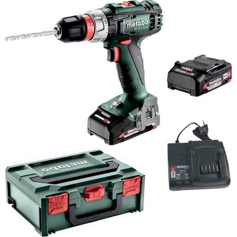 Metabo Akku Bohrschrauber BS 18 L Quick &2x 2,0 Ah LiPOWER Akkus +SC 30 metaBOX (1/5)