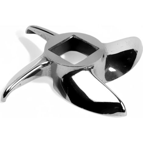 Tre spade coltello per tritacarne n° 22 acciaio inox autoaffilanti