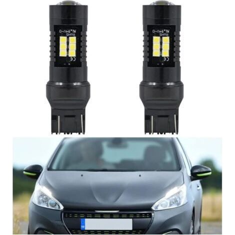 Ampoules LED 7443 7444NA W21/5W pour feux de recul, feux arrière, feux de brouillard, feux de jour, feux stop pour voitures et motos, blanches, lot de 2 FLITI (1/4)