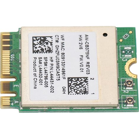 Carte WiFi M.2 NGFF RTL8822CE pour PC, Bluetooth 5.0, Réseau Sans Fil Universel