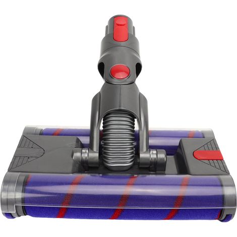 Motorisierter Doppelwalzen-Bürstenkopf für Dyson V7, V8, V10 und V11, hochbelastbare ABS-Weichbürste, leise Reinigung (1/5)