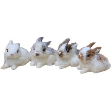 Schreibtischdekoration aus Polyethylen und Kunstplüsch für Ostern (1/3)
