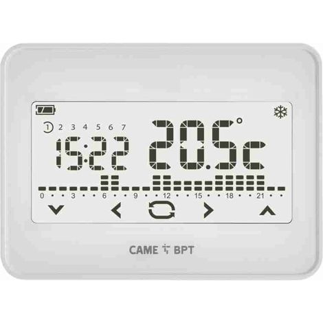 Cronotermostato Touch Screen Radio CAME TH/550 WH WLRL 845AA-0070