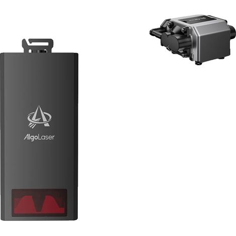 Laser-Modul, 20W Leistung, Wellenlänge 450nm, Brennweite 5mm, Punktgröße 0,15x0,12mm, Gewicht 1,06kg (1/5)