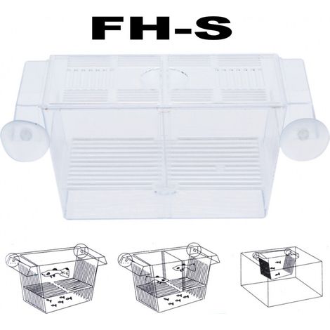 Trade Shop - Acuario Caja Para La Cría De Peces Separador Incubadora Protector De Huevos -