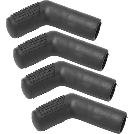 Lot de 4 protège-sangles de levier de vitesse noirs en caoutchouc antidérapant universels pour motos tout-terrain et quads