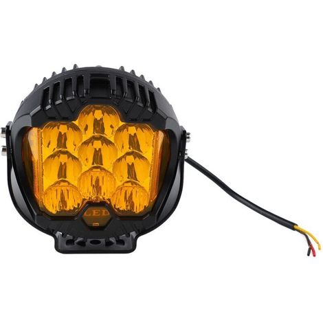 Lampe de Travail de Voiture, IP67 Apparence Exquise étanche 5in 50W Phare LED de Voiture Antichoc pour (Lumière jaune) A (1/4)