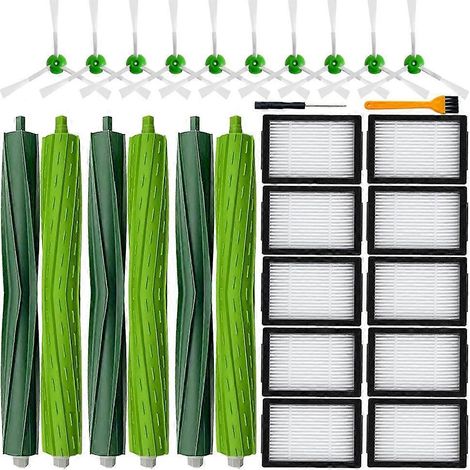 Filtre pour aspirateur brosse pour aspirateur Filtre de brosse pour aspirateur filtre de IRobot Roomba I7 I7+ I3 I3+ I4 I4+ I6 I6+ I8 I8+ E5 E6 E7 & J7 J7+ Aspirateur Brosses Filtres pièce détachée (1/5)