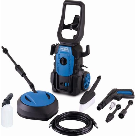Hidrolimpiadora electrica de agua fria 135 bar 420 l/h 1600 W Scheppach hpc1600