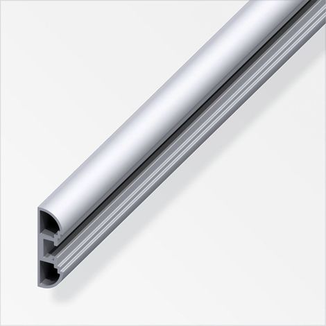 coaxis®-Profil, schmal 2 m, 35.5 x 11 mm Aluminium roh blank Systemprofile (1/2)