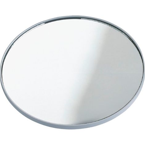 Miroir cosmétique grossissant mural - 300%, plastique, verre, miroir de Ø 12 cm, Ø 12 x 0,5 cm, Argent (1/4)