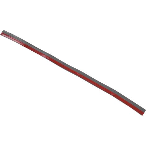 Bande d'étanchéité pour portes, coupe-vent, anti-poussière et insonorisée, en caoutchouc silicone, pour joints jusqu'à 23 mm de diamètre, gris. (1/5)