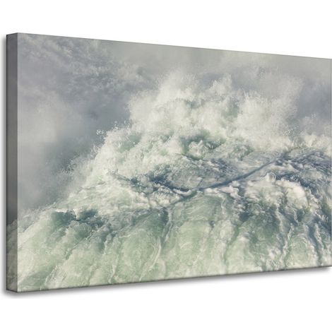 Leinwanddruck „Natur: Tosender Wasserfall“, 90 x 60 cm