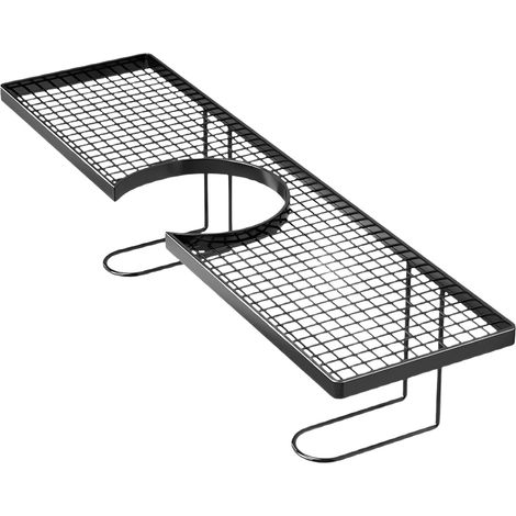 Support de rangement pour robinet au-dessus de l'évier avec forme de U derrière les robinets (noir)  Étagère de robinet en forme de U pour économiser de l'espace - Organisateur de comptoir de salle de (1/5)