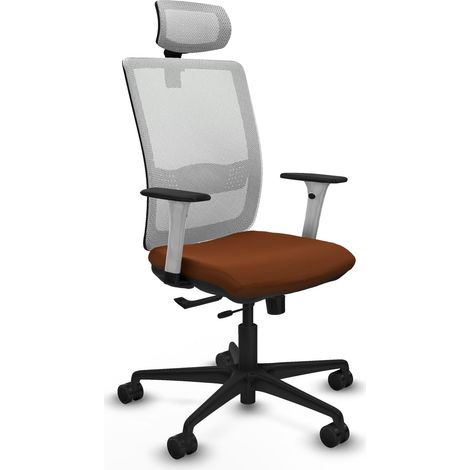 Silla de oficina piqueras y crespo Haches respaldo ajustable ruedas nylon (1/2)