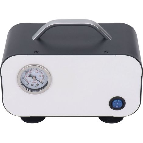 30-W-Ölfreie Membran-Vakuumpumpe, geräuscharm, kleine Laborfiltrationspumpe, 15 l/min, 110–240 V, EU-Stecker (1/5)