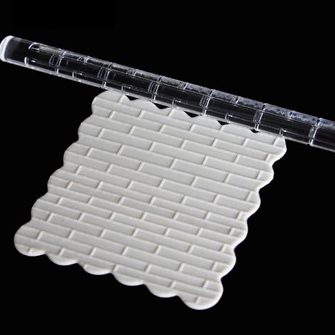 Rouleau à pâtisserie en acrylique de haute qualité, rouleau à pâtisserie pour fondant et pâte à modeler, 12 pouces (30,5 cm) (1/5)