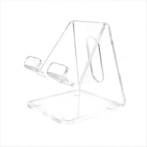 Support/support de téléphone portable en acrylique transparent, compatible avec les téléphones de 4 à 10 pouces. (1/5)