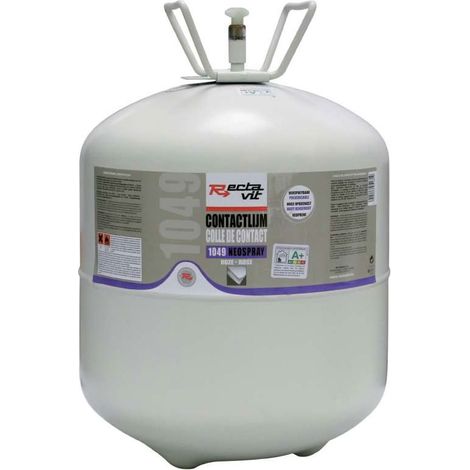 Colle néoprène 22L – Application immédiate pour bois, cuir et panneaux – Jet de gouttelettes fin – Résistante à l'humidité et aux acides – Rectavit