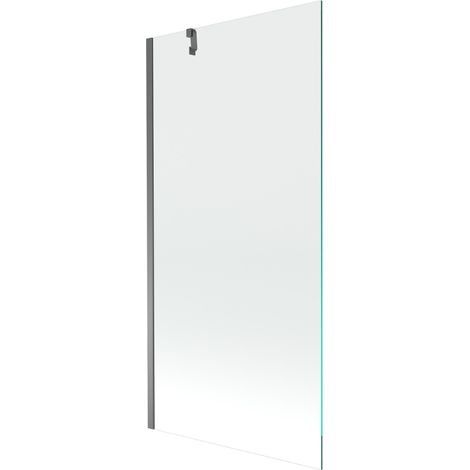 Mexen Next paroi de baignoire 1-volet 90 x 150 cm, transparent, métal canon - 895-090-000-00-00-95 (1/5)