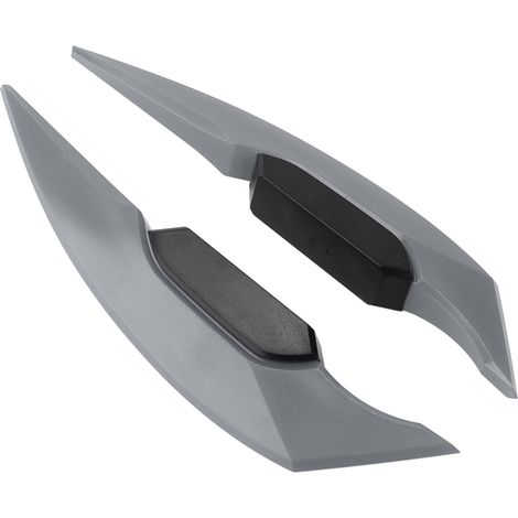 Ailes de moto (paire), ailerons aérodynamiques, accessoires universels pour motos électriques, quads, SSV, gris (1/5)