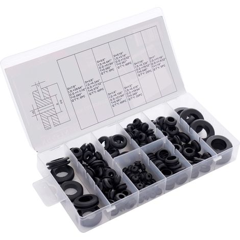 Set pratico da 180 pezzi di guide in gomma  Kraft&Dele