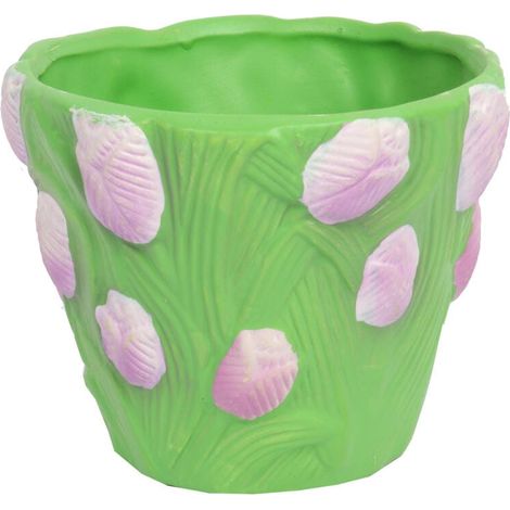 Couvercle en céramique avec tulipes 10 cm (1/2)