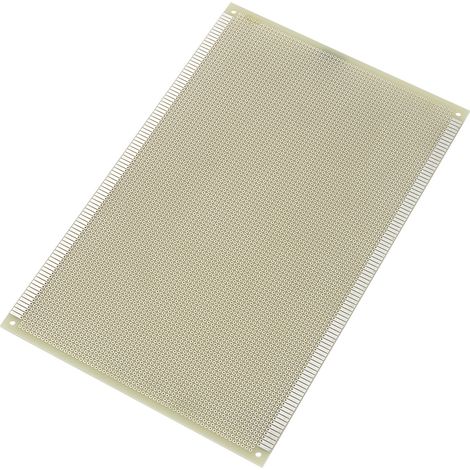 TRU COMPONENTS SUPCB002 Europlatine verzinnt Epoxyd (L x B) 26.7 mm x 17 mm Rastermaß 2.54 mm Inhal