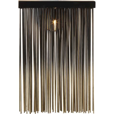 applique murale métal doré et noir mat design contemporain élégant - doré et noir mat (1/4)